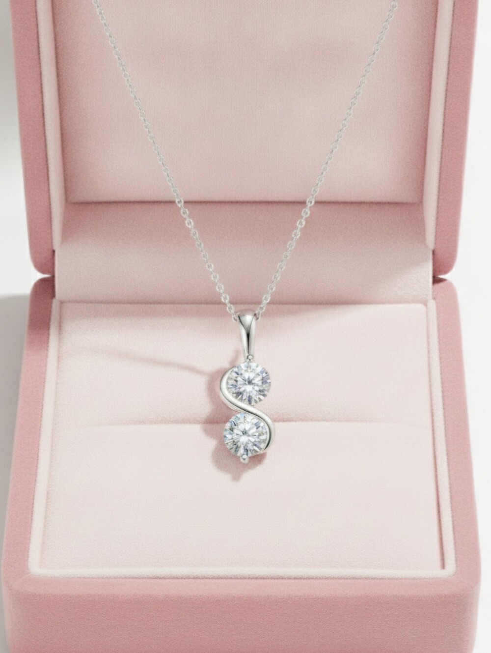 Moissanite 2 CTW Pendant Necklace